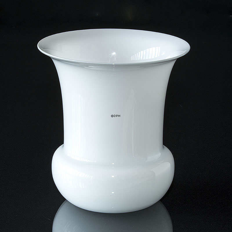 Holmegaard trompet vase, opal