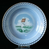 Denmark Dinner set Deep Plate no. 3559-323, The Old Church of the Skaw