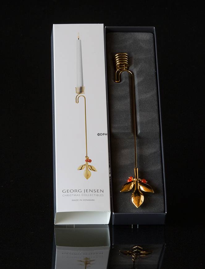 Magnoliablad med bær - Georg Jensen lysholder 2016