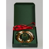 Christmas Wreath, large gilded - Georg Jensen