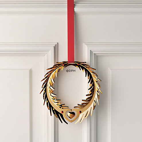 Georg Jensen Dørkrans, stor, forgyldt