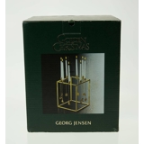 Georg Jensen opsats til lyseholdere, forgyldt