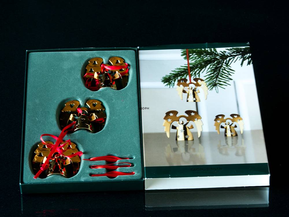 Engle med stjerne, hjerte, klokke - Georg Jensen Ophæng