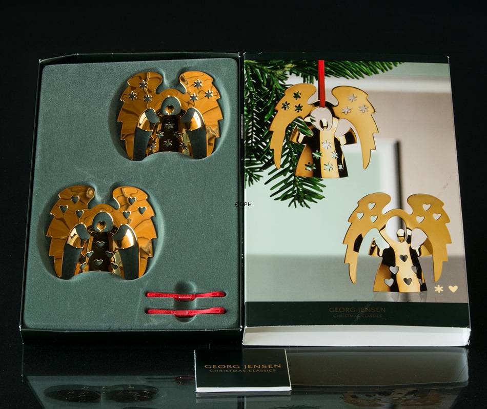 Engle med snefnug og hjerte - Georg Jensen Ophæng