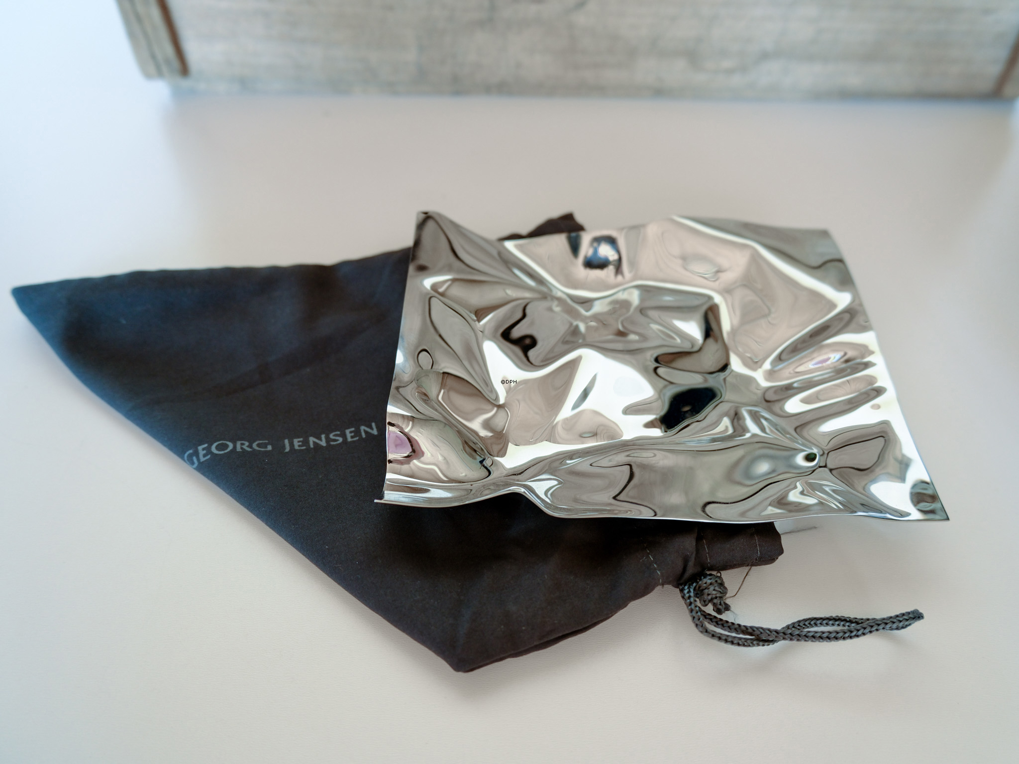 Georg Jensen fad nr. 1302 Verner Panton, Rustfrit stål