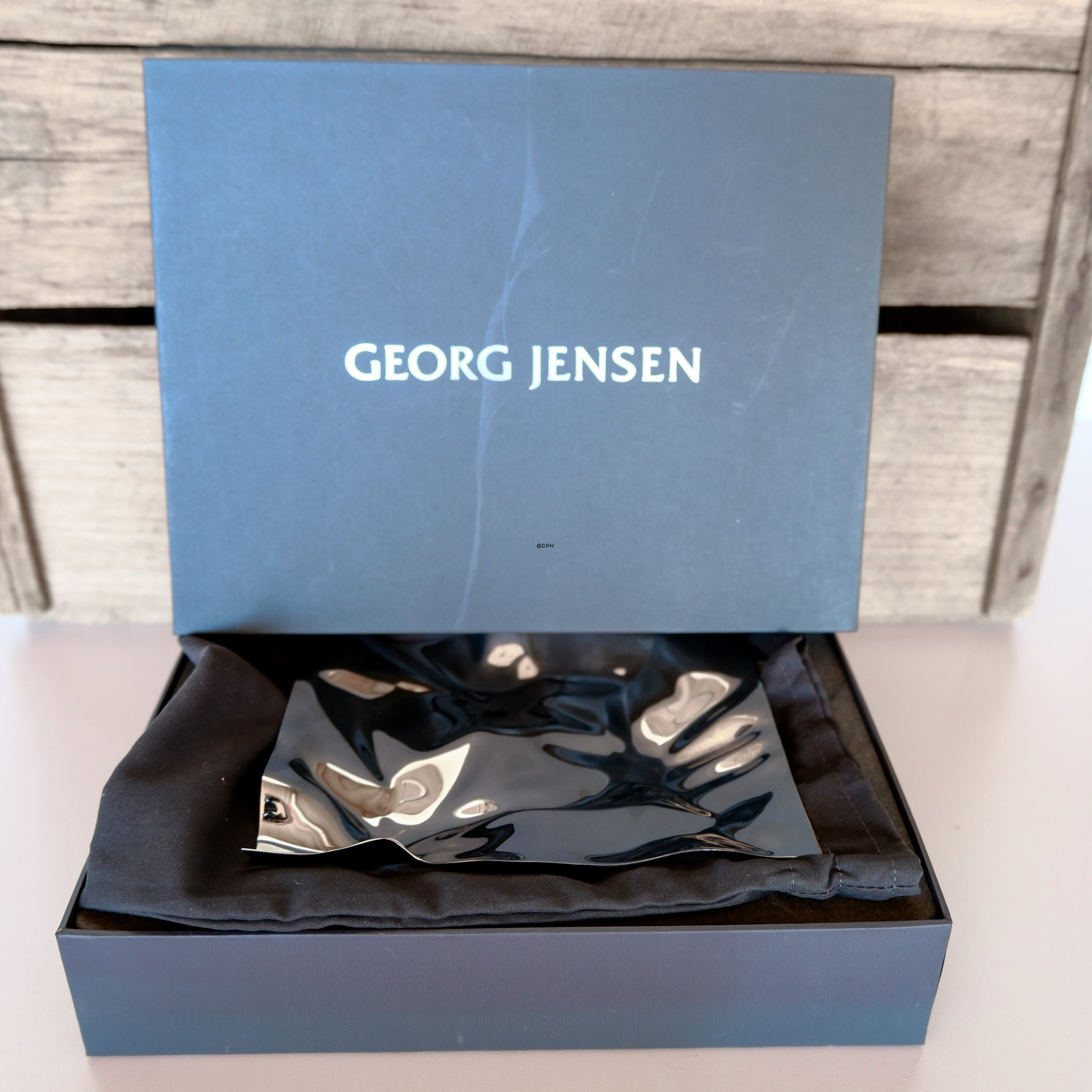Georg Jensen fad nr. 1302 Verner Panton, Rustfrit stål