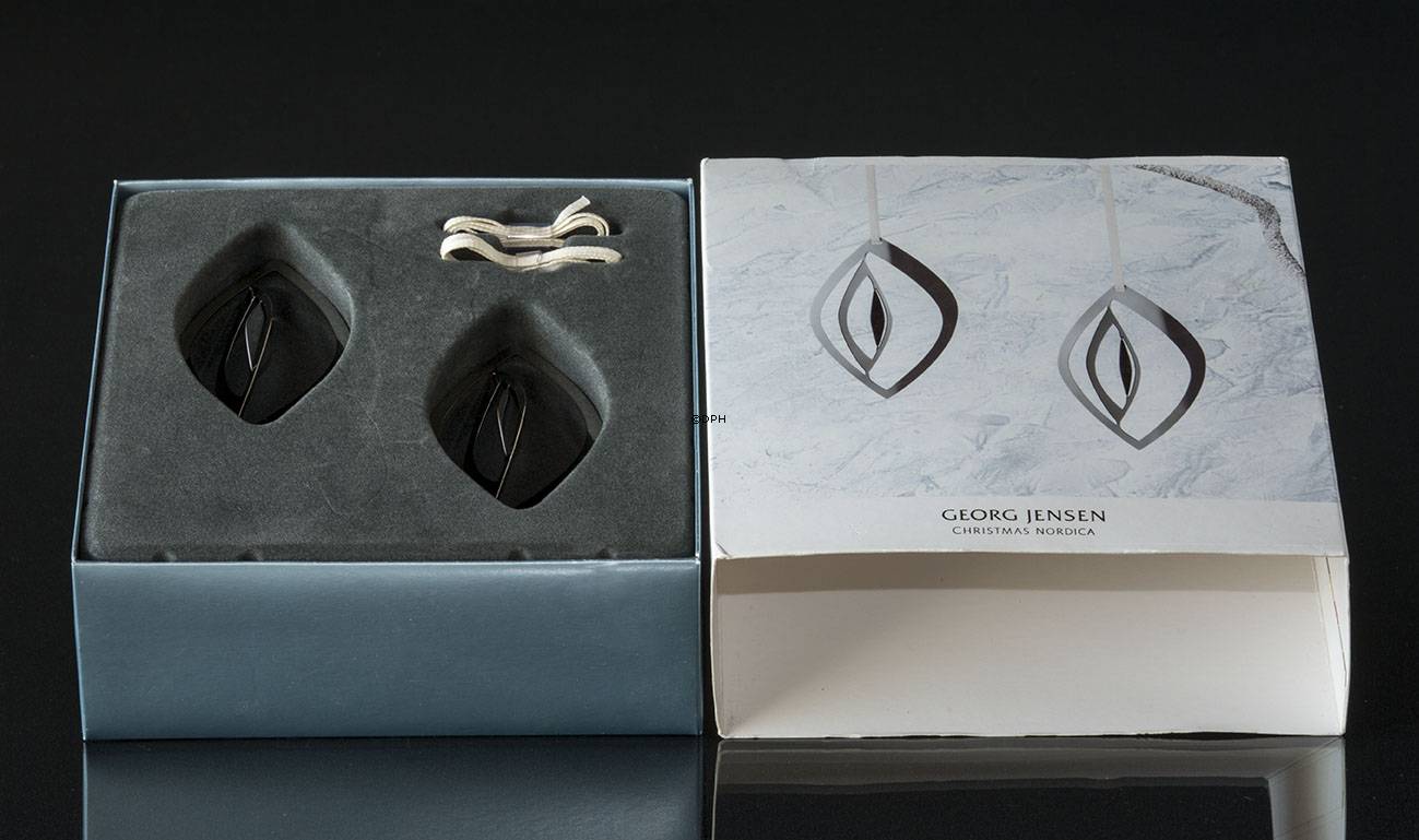 Georg Jensen Christmas Nordica Kugle, 2 stk.