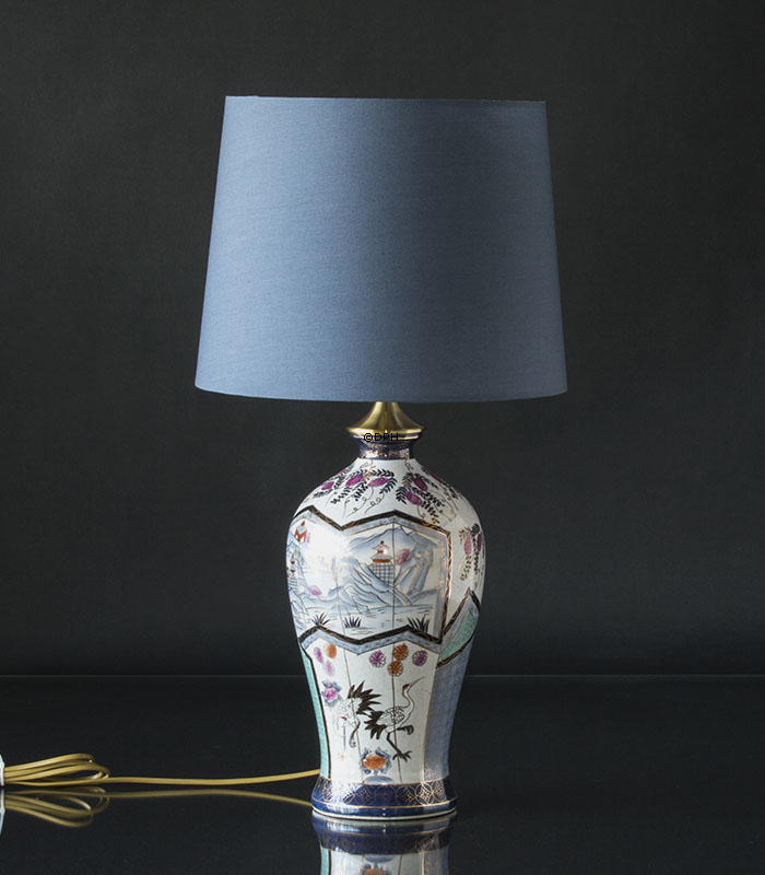 Kinesisk Panorama bordlampe med paneler