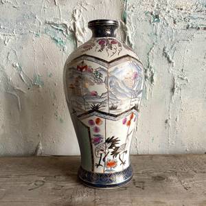 Kinesisk Panorama vase med paneler | Nr. 36-20-37-1 | DPH Trading