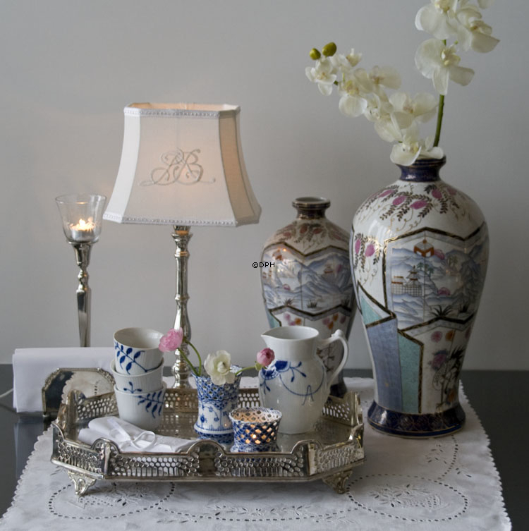 Kinesisk Panorama vase med paneler