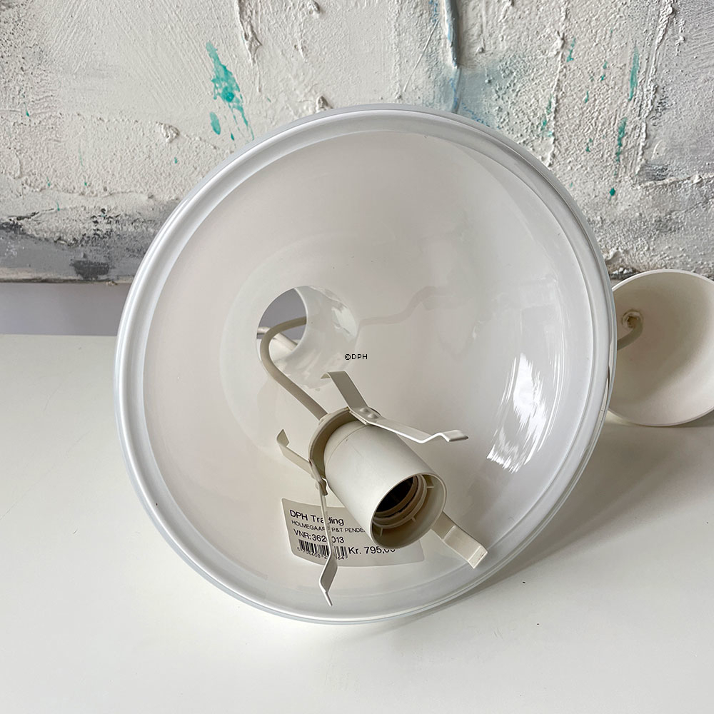 Holmegaard P&T Pendel hvid 22cm