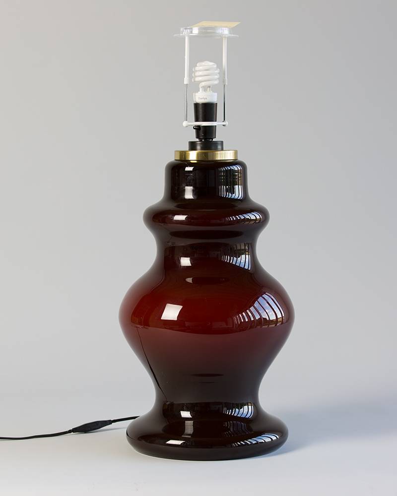 Holmegaard Baroque bordlampe, stor - Udgået af produktion