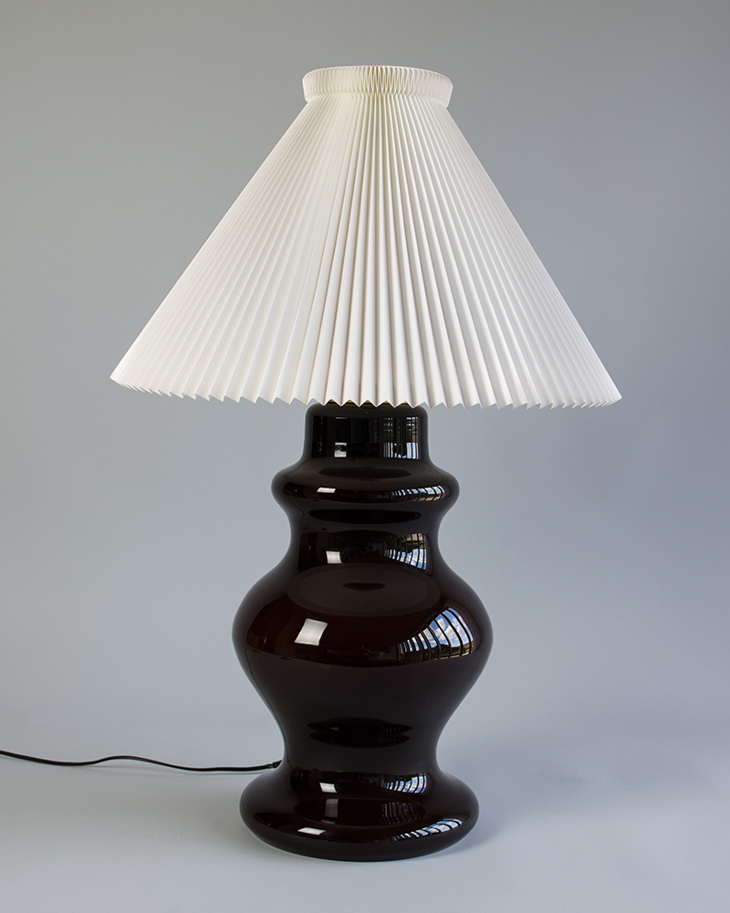 Holmegaard Baroque bordlampe, stor - Udgået af produktion