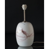 Holmegaard Sakura lampe, Stor med rosa striber Oval - Udgået af produktion