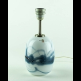 Holmegaard Sakura lampe, Lille med blå striber Oval Uden skærm - Udgået af produktion