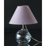 Round lampshade tall model height 16 cm, rose chintz fabric