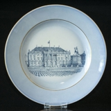 Castle Dinner plate with Amalienborg