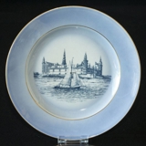 Slotsstel, middagstallerken med Kronborg