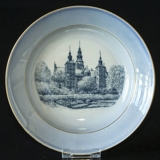 Castle Deep plate with Rosenborg