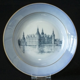 Castle Deep plate with Frederiksborg