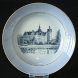 Castle Deep plate with Vallø Castle