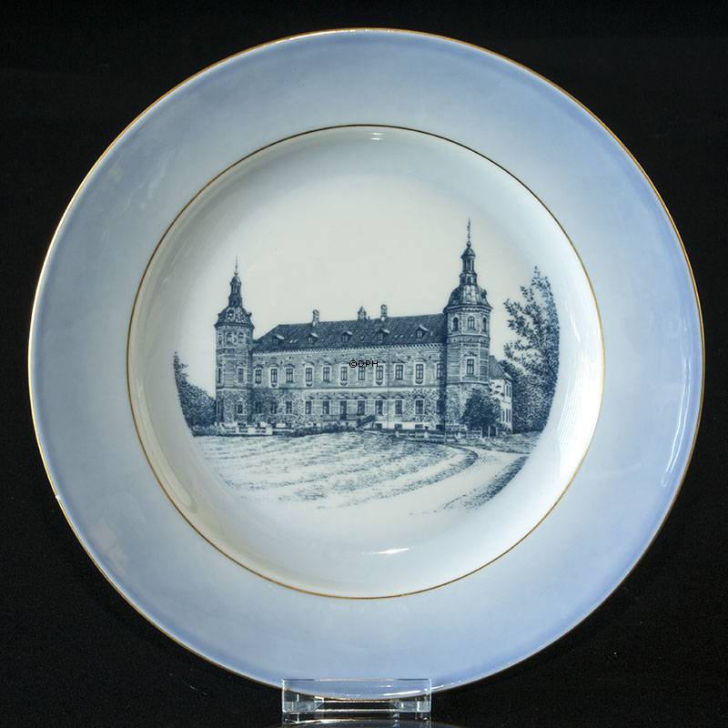 Slotsstel, middagstallerken med Frijsenborg