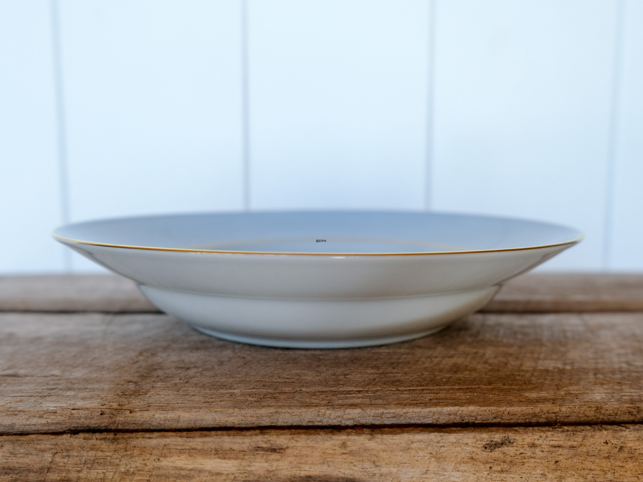 Slotsstel, dyb tallerken med Christiansborg