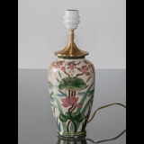 Kutani table lamp with water and flower