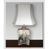 Kutani table lamp with Iris