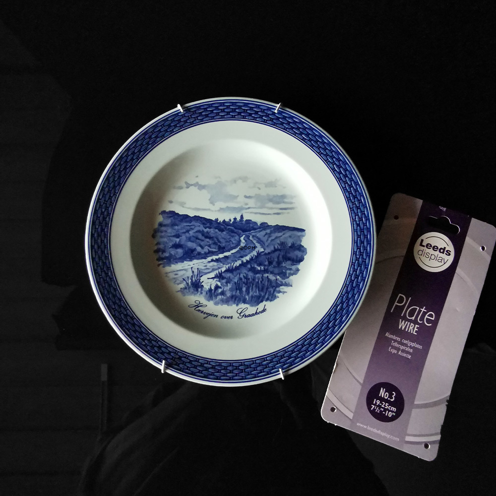 Platteophæng til platter Ø 19-25 cm, hvid