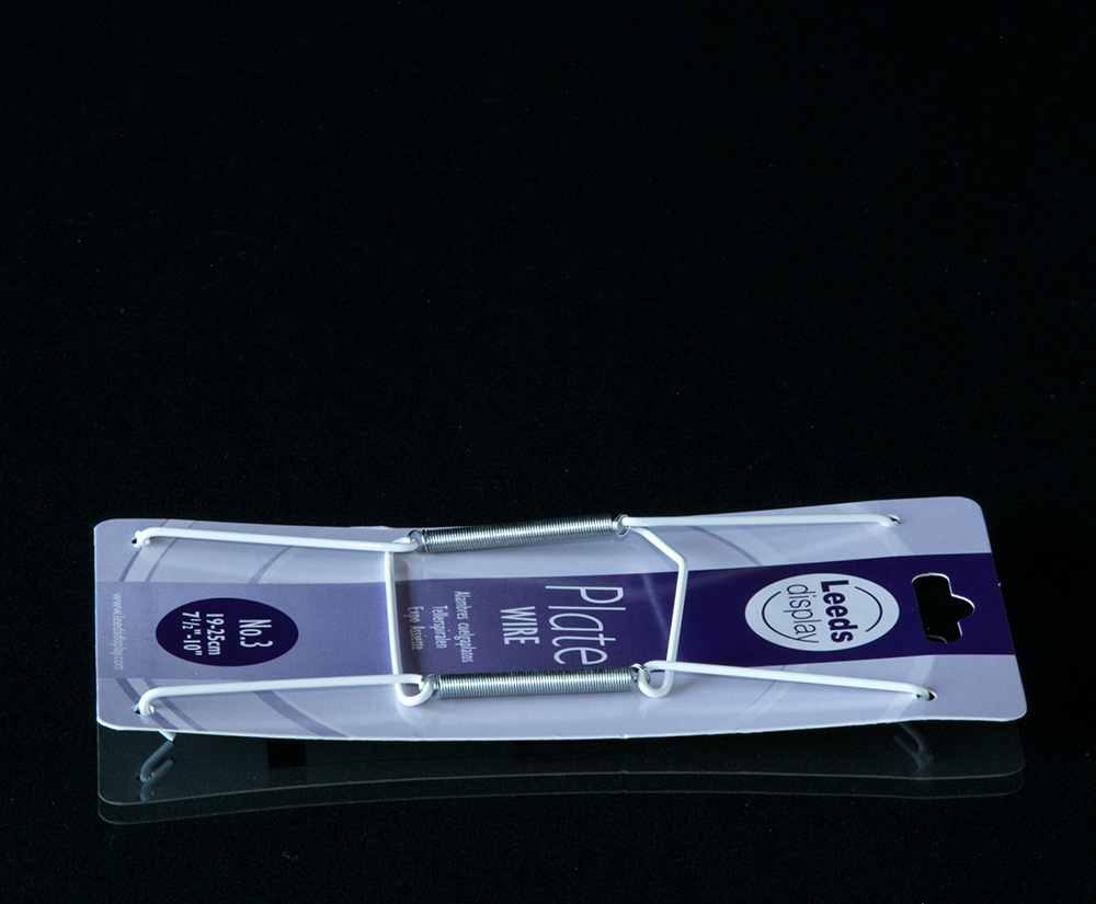 Platteophæng til platter Ø 19-25 cm, hvid