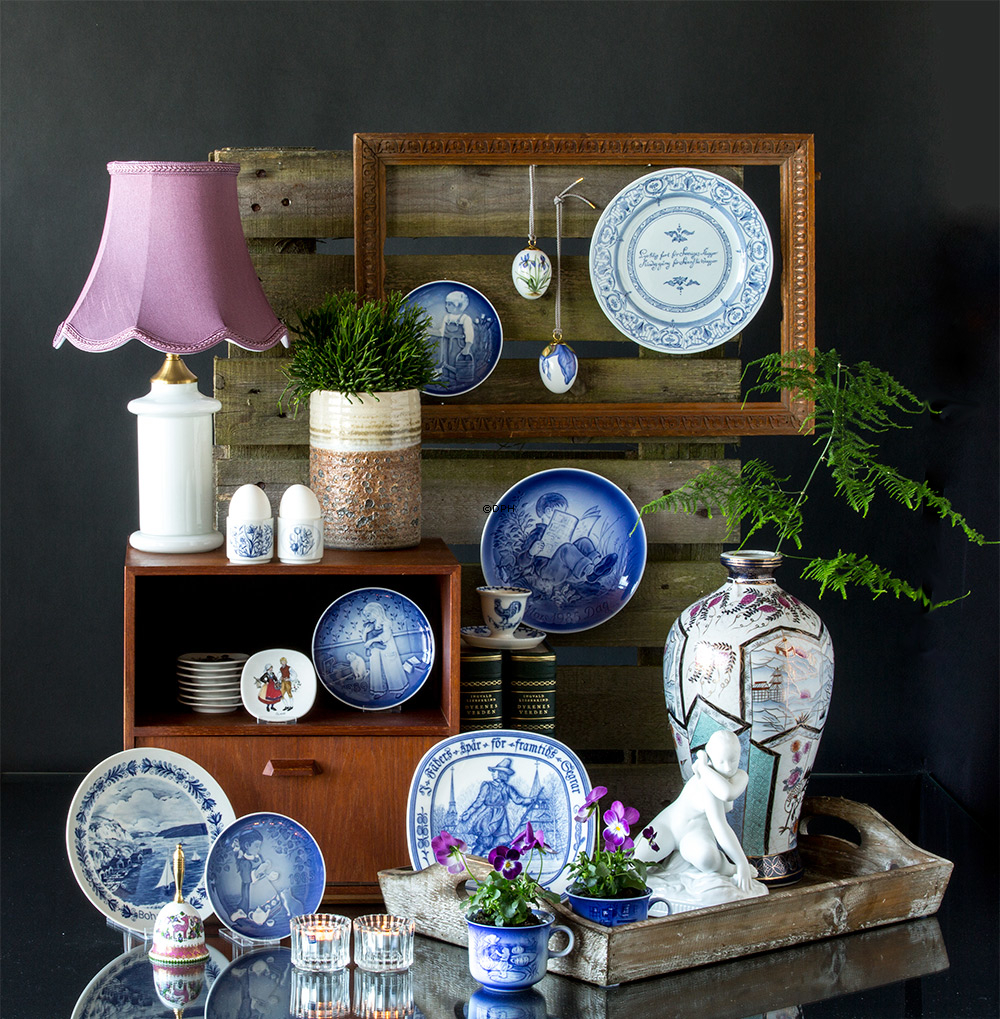 Kinesisk Panorama vase med paneler