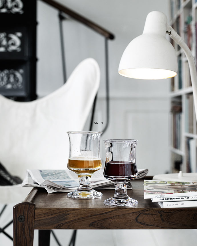 Holmegaard Skibsglas Rødvinsglas, indhold 25 cl.