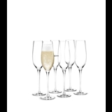 Holmegaard Cabernet champagneglas, indhold 29 cl., 6 stk.