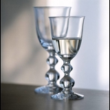Holmegaard Charlotte Amalie White Wine glass, capacity 13 cl.