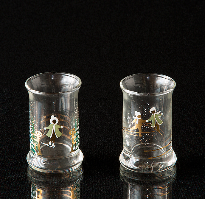 Holmegaard Christmas Juledramglas 1988, 2 stk