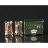 Holmegaard Christmas Juledramglas 1990, 2 stk