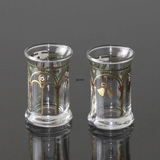 Holmegaard Christmas Dram Glasses 2001, set of 2