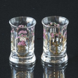 Holmegaard Christmas Dram Glasses 2003, set of 2