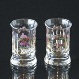 Holmegaard Christmas Dram Glasses 2003, set of 2