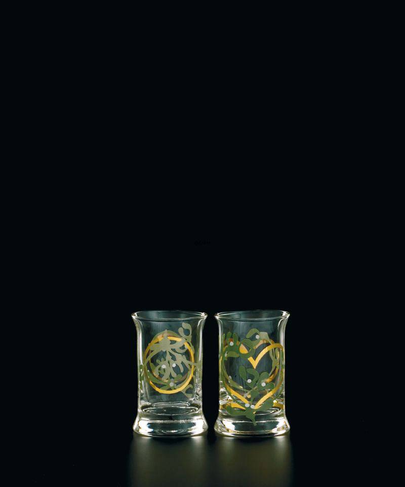 Holmegaard Juledramglas 2005, 2 stk
