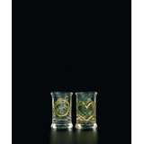 Holmegaard Juledramglas 2005, 2 stk