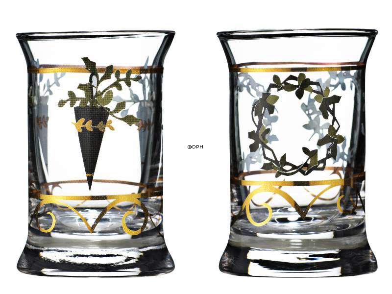 Juledramglas 2006, 2 stk. Holmegaard Christmas