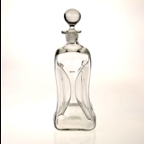 Holmegaard Glug-bottle w/clear stopper