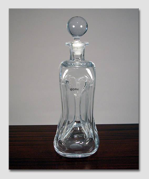 Holmegaard Klukflaske Stor 28 cm gammel