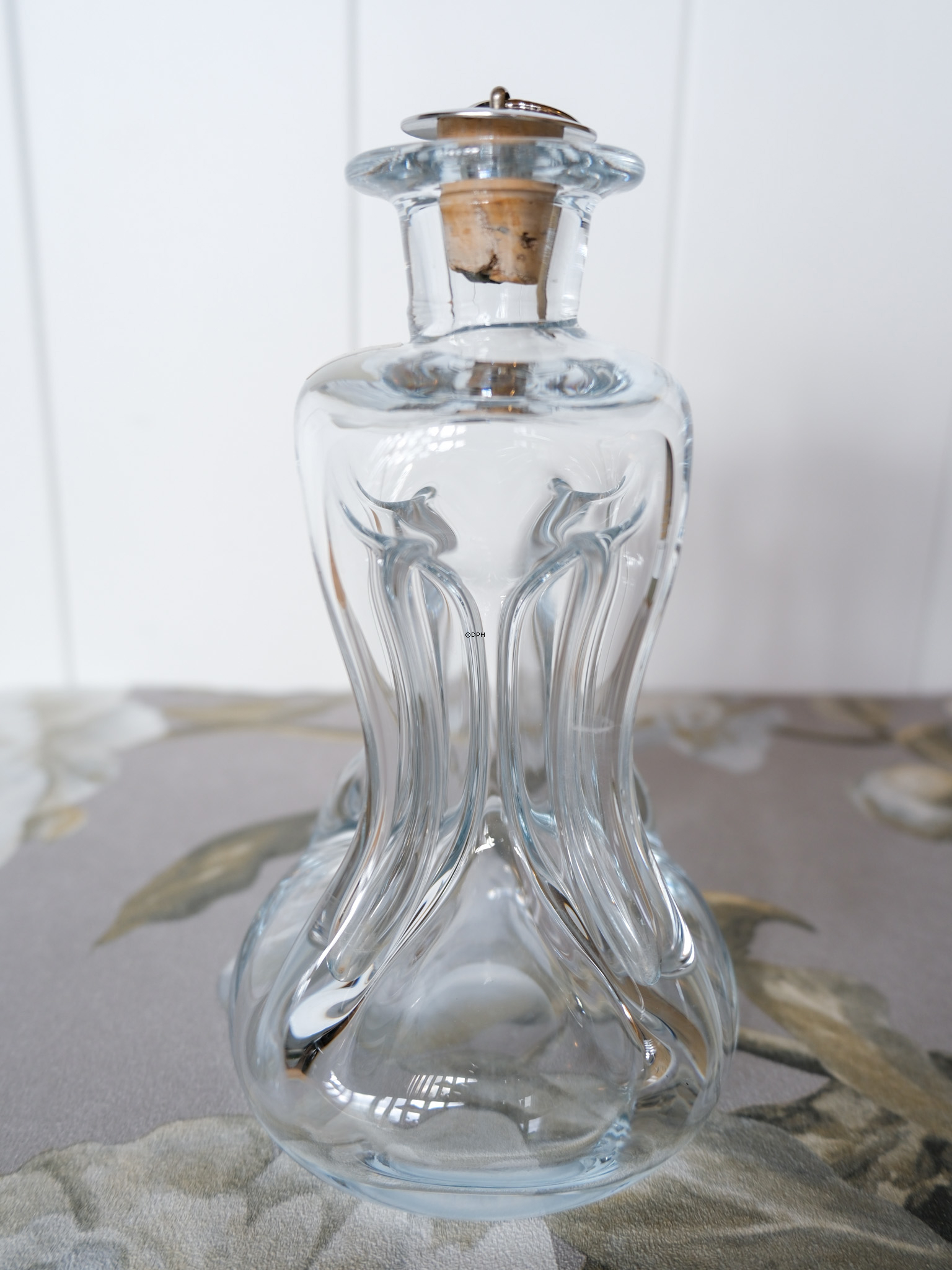 Holmegaard Klukflaske 19 cm  - Gammel