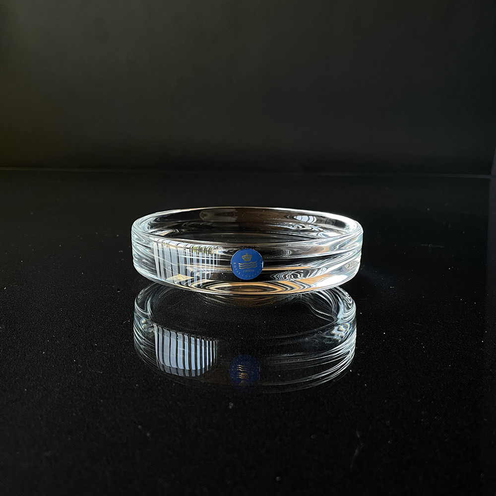 Holmegaard Apollo fad, klar, lille