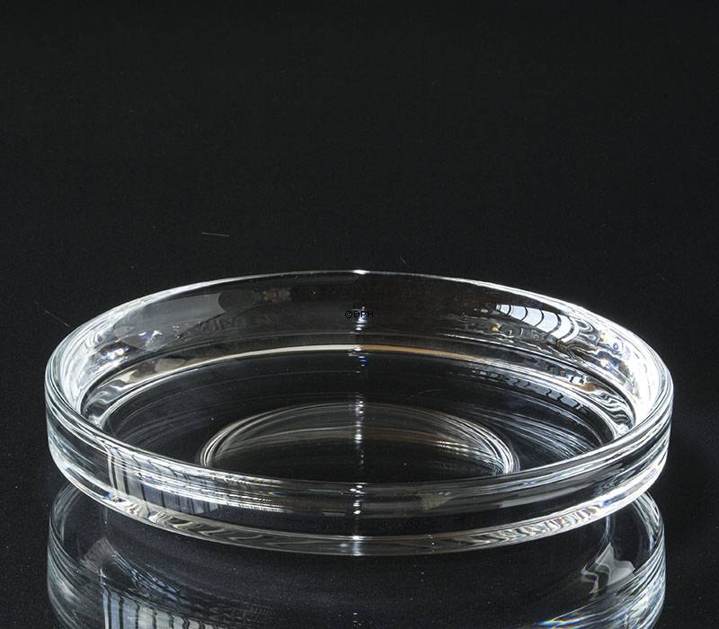 Holmegaard Apollo fad, klar, stor