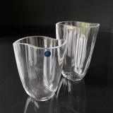 Holmegaard Duet vase klar, stor