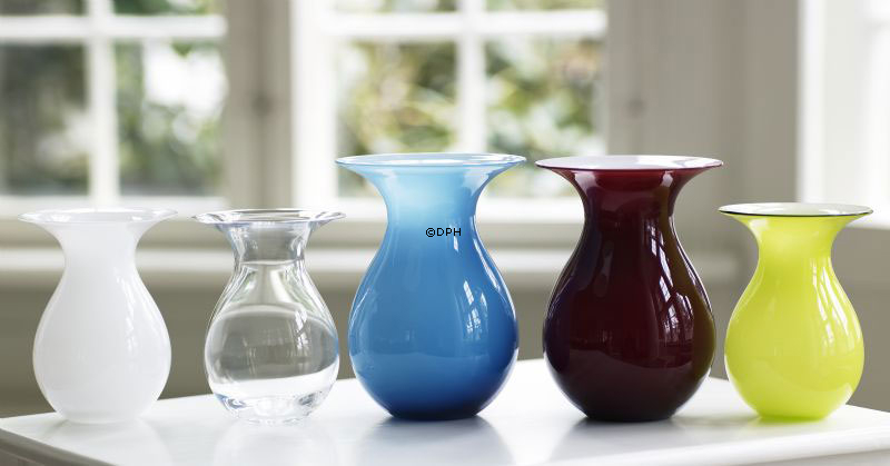 Holmegaard Shape vase, hvid, lille